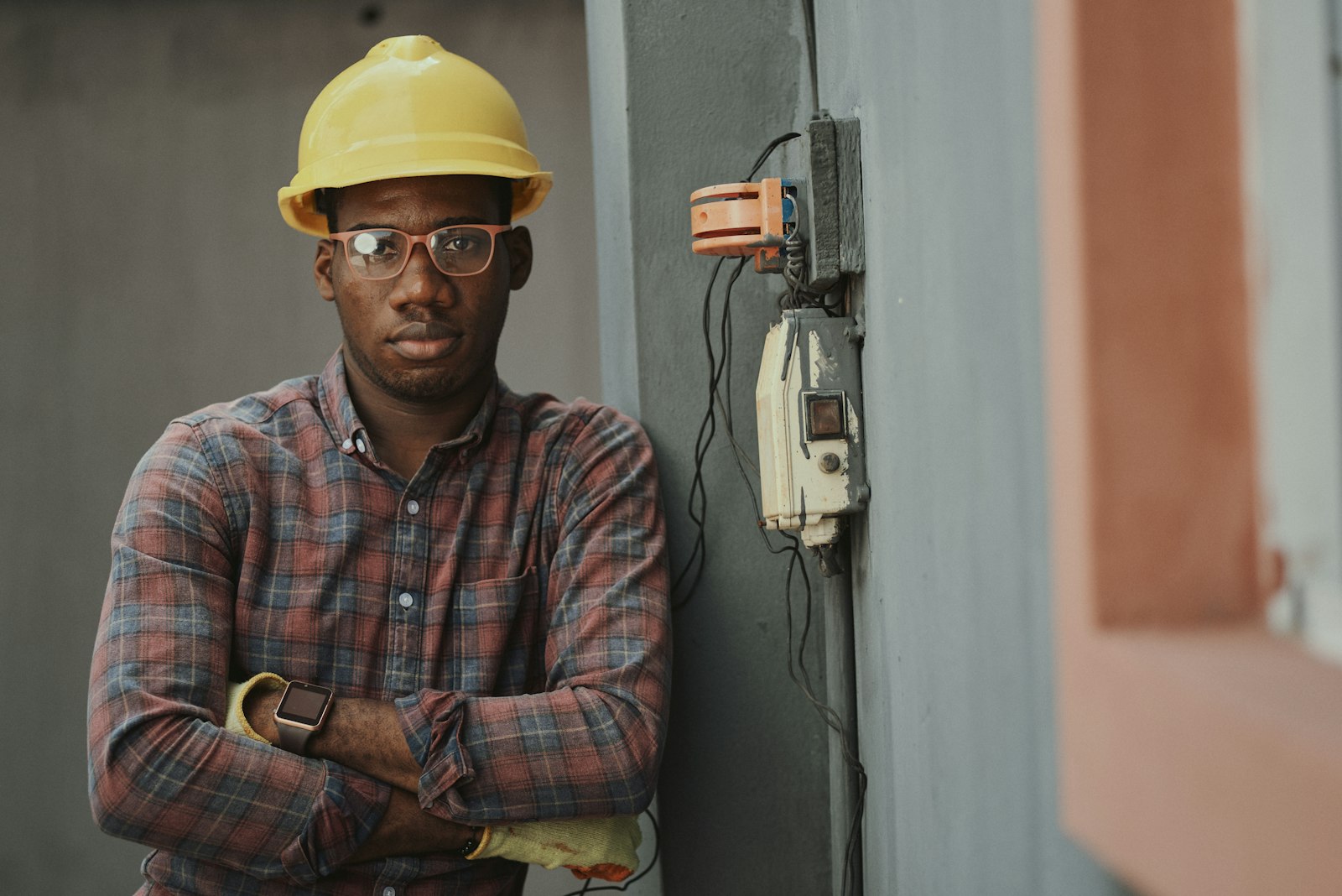 Home improvement specialist completing electrical and repair work